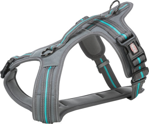 Trixie -Fusion Touren-Geschirr, grafit/ozean