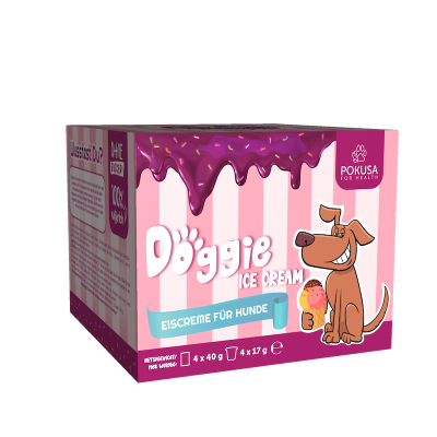 Pokusa - doggie - Eiscreme für Hunde ab dem 3. Lebensmonat