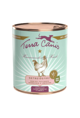 Terra Canis, Classic, getreidefrei, Huhnnassfutter, Pastinaken, Nassfutter, Hundefutter