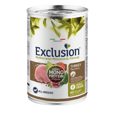 Exclusion - Dog Adult All Bre Turkey 400g
