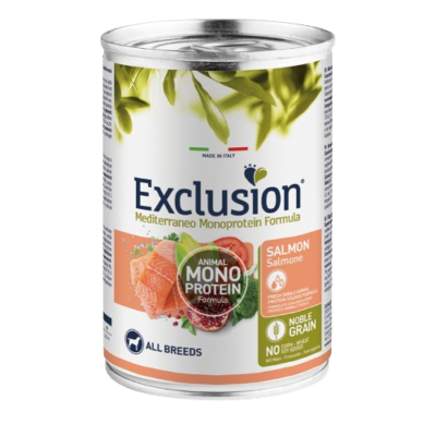 Exclusion - Dog Adult All Bre Salmon 400g