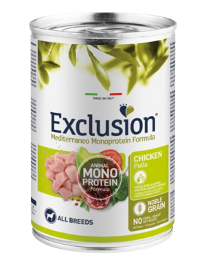Exclusion - Dog Adult All Bre Chicken 400g