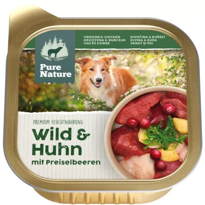 PureNature - Wild & Huhn Preiselbeeren 150g Adult