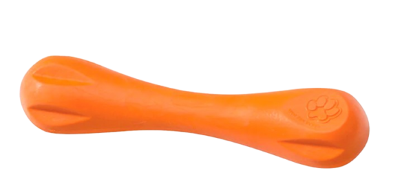 WestPaw Hurley large 21cm - Orange 100 % recycelbar, ungiftig und latexfrei. Spülmaschinenfest. Springt und schwebt. Haftend und extrem widerstandsfähig. 21cm