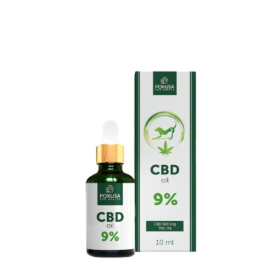 Pokusa - 9% Hochwertiges CBD-Öl mit Lachsöl für Hunde.