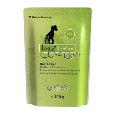 dogz finefood - classic No.04 Huhn & Fasan