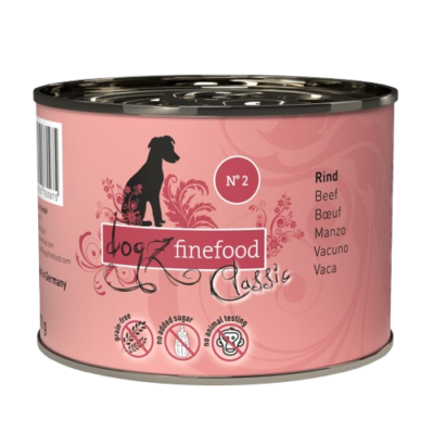 dogz finefood - classic No.02 Rind 6x200g