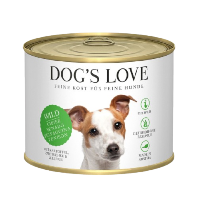 DOG'S LOVE - Adult Wild mit Kartoffel & Sellerie 6x200g
