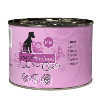 dogz finefood - classic No.10 Lamm 6x200g