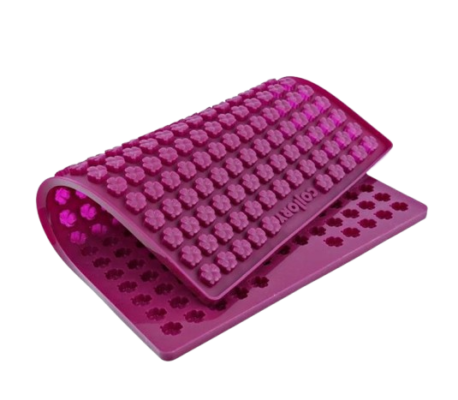 Collory - Kleeblatt Backmatte in Burgundy Mini- 1,5cm