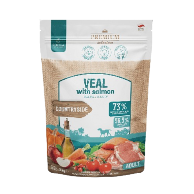 Pokusa - Kalb mit Lachs - getreidefreies Trockenfutter 1kg